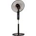 Castle Stand Fan, 18 Inch, With Remote Control, Black- FAS2718RD
