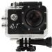 كاميرا اي كيو & تي الرياضية مع مجموعة اكسسوارات كاملة وبطاقة ذاكرة مايكرو SD بسعة 8 جيجا، اسود- DV2000S