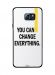 Zoot You Can Change Everything pattern Back Cover for Samsung Galaxy Note 5 - White and Black