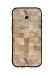 جراب ظهر زووت بطبعة نمط خشبي مربع لسامسونج جلاكسي A5 2017 ، بني وبيج