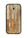 جراب ظهر زووت بطبعة نمط اخشاب قديمة لسامسونج جالكسي A7 2017 ، بيج وبني