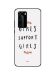 Zoot Girls Support Girls Print Back Cover For Huawei P40 Pro , White And Black
