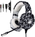 سماعة رأس سلكية اونيكوما بميكروفون، متعددة الألوان - k5