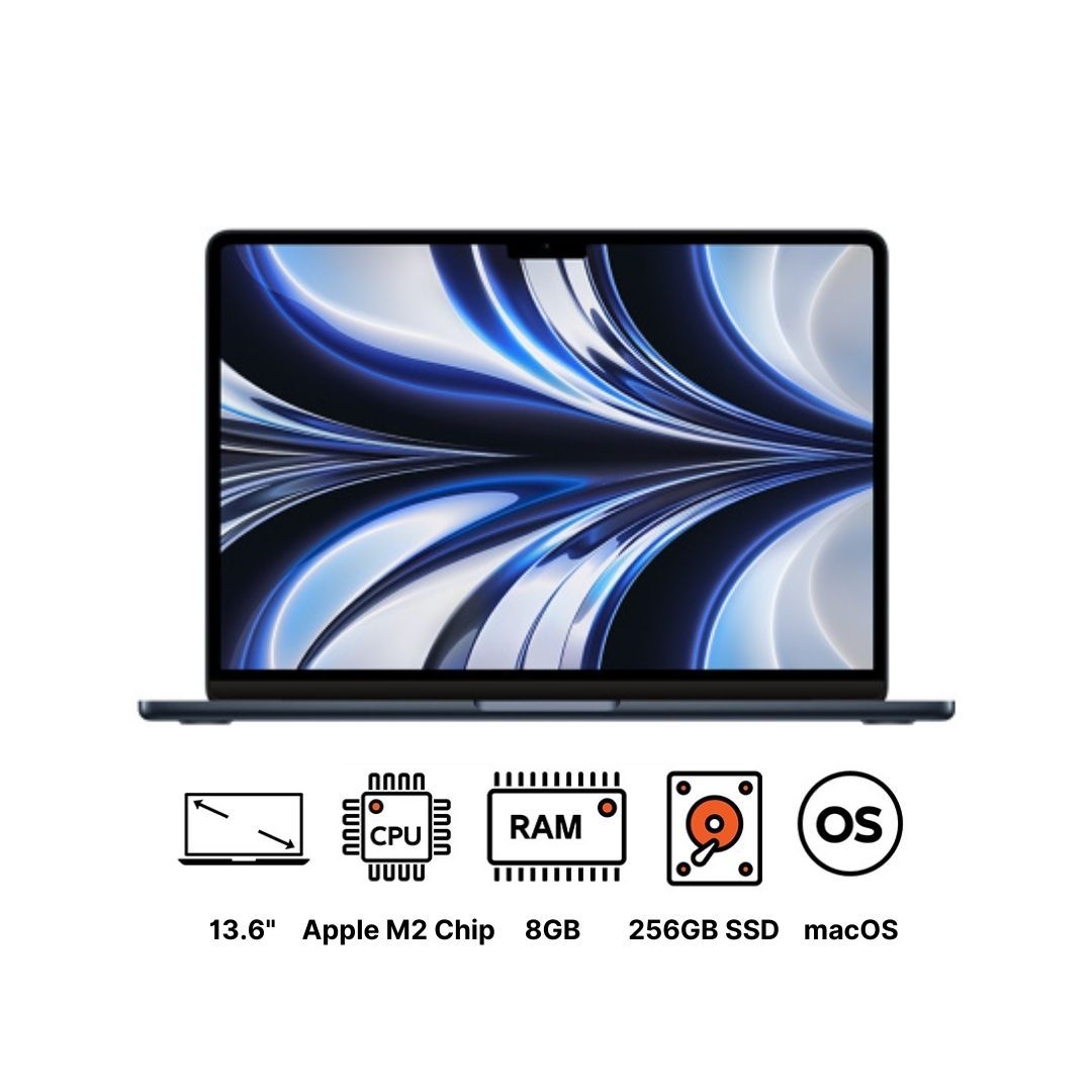 Apple MacBook Air MLY33AE/A Laptop, 13.6 inch, Apple M2 Chip Apple MacBook Air MLY33AE/A Laptop, 13.6 inch, Apple M2 Chip