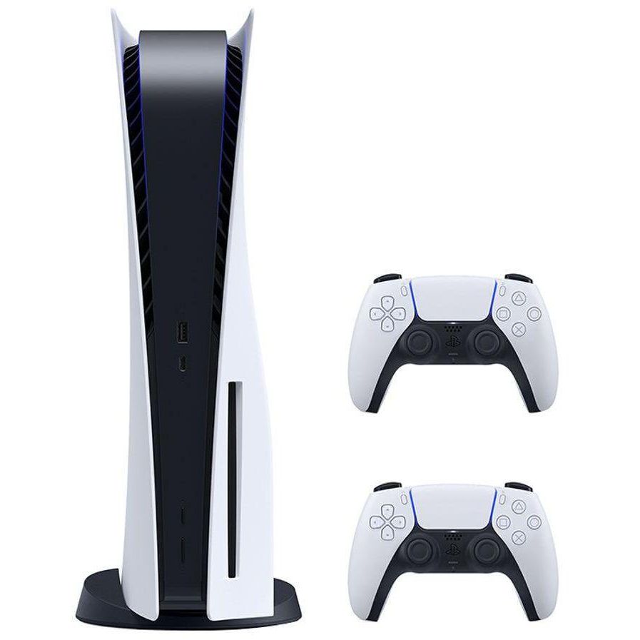 Playstation 5 Standard Edition Console With Two Dualsense
