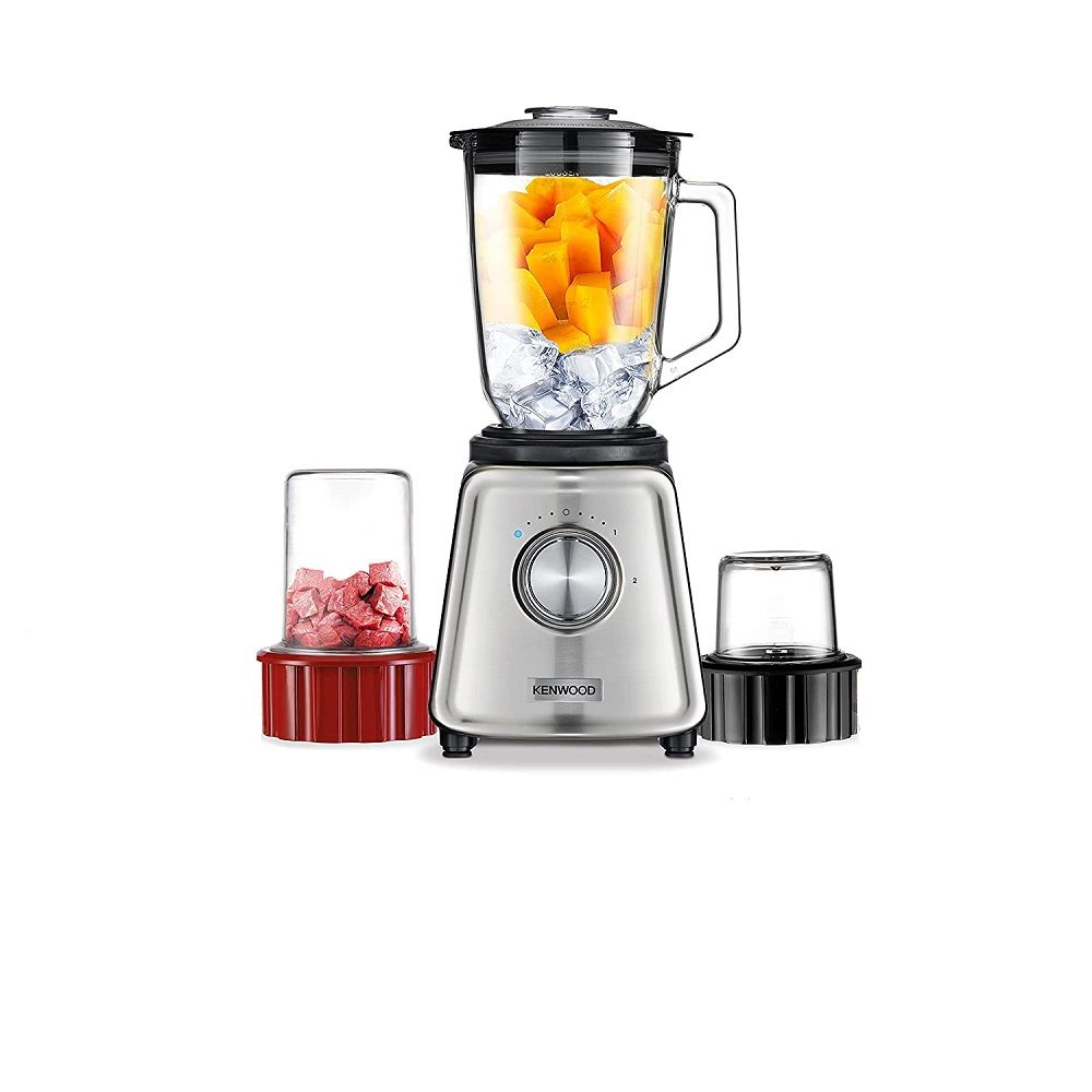 Kenwood Blender with Grinder and Mill 800 Watt Silver BLP44