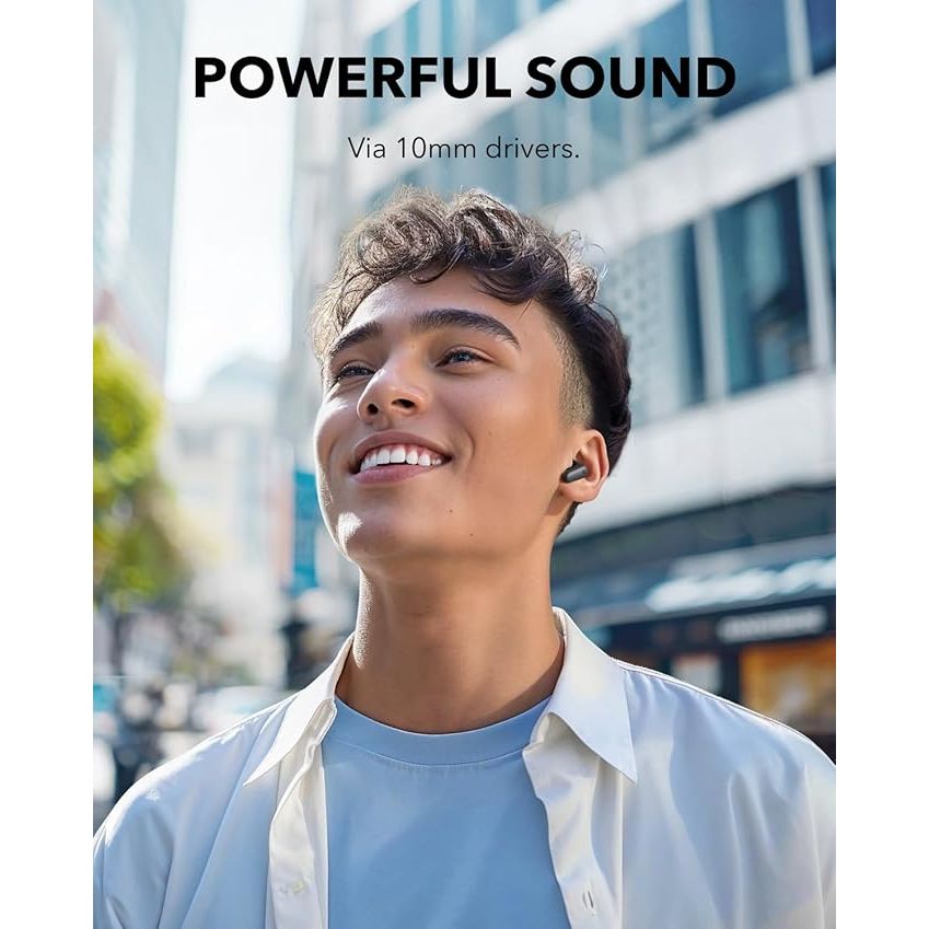 Anker Soundcore P30i Earbuds, Active Noise Cancellation, Black - A3959