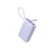 Anker 335 Wired Power Bank, 20000 mAh, 2 USB Ports and Built-in USB-C Cable, Violet - A1647HV1