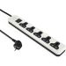ILock Power Strip, 5 Outlets with Overload Switch, 5 Watt, White - MK5026
