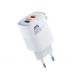 Majentik Wall Charger, 25 Watt, 2 Ports, Type-C, White - MC-002