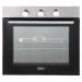 Teva Built-In Gas Oven With Grill, 60Cm, 82 Liters, Silver and  Black - QGSTLINOX