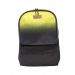 Gharibo Bags School Backpack With Lunch Bag and Pencil Case for Kids, Gradient color Pattern - Yellow and Black