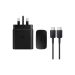 شاحن سامسونج بكابل USB فئة C، قدرة 45 وات، اسود - EP-T4510XBEGGB