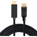 1.8m Display Port Display Port Male DP-HDMI Male Adapter Converter Cable for PC Laptop HD Projector