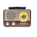 Meier Rechargeable Radio, Brown - M-1231BT