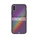 جراب ظهر بطبعة عبارة Treat With Kindness لابل ايفون XR