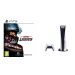 Sony PlayStation 5, 1 Wireless Controller, White - CFI-1016A01 MEE, with Grid Legends for PlayStation 5