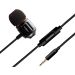 Moxom MH-06 Wired In Ear Earphone With Microphone - Black