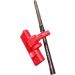 Brush and Stainless Steel Pipe for Panasonic, National and Hitachi Vacuum Cleaners - Red and Silver