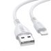 كابل USB الى لايتنينج بي زد اكس، طوله 1 متر، ابيض - KX 3341