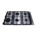 Purity Gas Built-in Hob, 90cm, 6 Burners, Silver - HPT903S