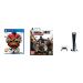Sony PlayStation 5, 1 Wireless Controller, White - CFI-1016A01 MEE, with Street Fighter 5 Game for PlayStation 4, and Tom Clancy's Rainbow Six Siege, Deluxe Edition for PlayStation5