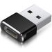 3.0 Male USB-A to 3.1 Female Adapter Type-C - Black