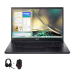 لاب توب اسير اسباير  7 A715-51G-57CH، شاشة 15.6 بوصة، انتل كور i5-1240P، هارد 512 جيجا SSD، رام 8 جيجا، كارت شاشة جي فورس RTX 3050 سعة 4 جيجا، فري دوس - اسود مع ماوس نيترو وسماعة راس