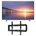 Toshiba 55 Inch 4K UHD LED Smart TV with Built-in Receiver - 55U5965EA with ETI Wall Mount, 26-55 Inch, Black - TX40