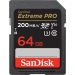 بطاقة ذاكرة SDHC سانديسك اكستريم برو، 64 جيجا، اسود - SDSDXXU-064G-GN4IN