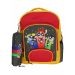 Gharibo Bags School Backpack With Pencil Case For Girls, Powerpuff Girls Pattern - Red and Yellow