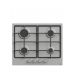 Passap Gas Built-in Hob, 60cm, 4 Burners, Silver - EL005