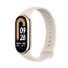 Xiaomi Smart Band 8, Silver Case and Light Gold Strap