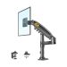 North Bayou Desk Mount, 17-27 inch Monitors, Black - h80
