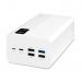 Ttec Mega Wired Power Bank, 50000mAh, 5 USB Ports, White - 2BB197B