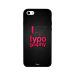 I Love Typography Printed Back Cover for Apple iPhone 5S