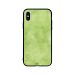 Light Green Marble Printed Back Cover for Apple iPhone XS