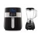 Modex Digital Air Fryer, 3.5 Liters – AF8900 with Sary Blender, 400 Watt, Black - SRBLB21028