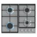 Gorenje Built-in Gas Hob, 60cm, 4 Burners, Stainless Steel - G641EX