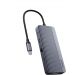 موزع USB-C أنكر، 10 منافذ، 85 وات، رمادي غامق - A83C2