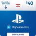 PlayStation PSN Card, 40 USD - Lebanon Store (Physical Card)