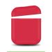 Silicone Case for Apple AirPods 2nd Generation- Dark Red