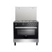 La Germania Free- Standing Gas Cooker, 5 Burners, Stainless Steel- 9M10GUB1X4AWW  