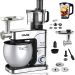 DMS 5 in 1 Food Processor with Attachments, 2500W, 12 Liters, Stainless Steel - kmfb-2512