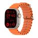 T900 Ultra 2 Smart Watch - Silver Case and Orange Strap