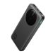Joyroom Wired Power Bank, 10000mAh, 3 USB Ports, Black - JR-PBF12