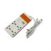 مشترك كهرباء المغربي، 4 منافذ، 3 منافذ USB، قدرة 2500 وات - ابيض 