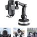 CARPDR Car Phone Holder Mount, Universal Strong Suction Cup Phone Holder, Upgraded One-Button Pop-up iPhone Smartphone Cell Phone Stand, Heavy Duty Phone Holder for Dashboard/Windshield/Window