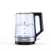 Tank Glass Electric Kettle, 1.7 Liters, 1850 Watt, Transparent and Black - KG-2318
