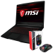 لاب توب ألعاب  ام اس اى GF63 ثين 10SCSR، انتل كورI5-10500H، شاشة 15.6 بوصة، 1 تيرا+ 256 جيجا اس اس دي، 16 جيجا رام، كارت شاشة نفيديا جيفورس GTX 1650 Ti سعة 4 جيجا GDDR6، فري دوس- اسود مع ماوس ألعاب USB ام اس اى، اسود- S12-0401820-V33